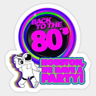 Back To The 80's Sticker